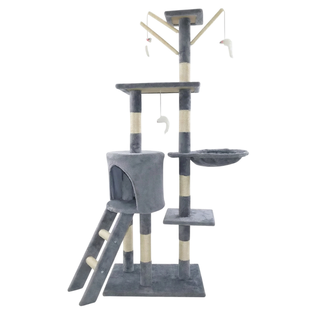 140 cm Multi-Level Cat Climbing Tower
