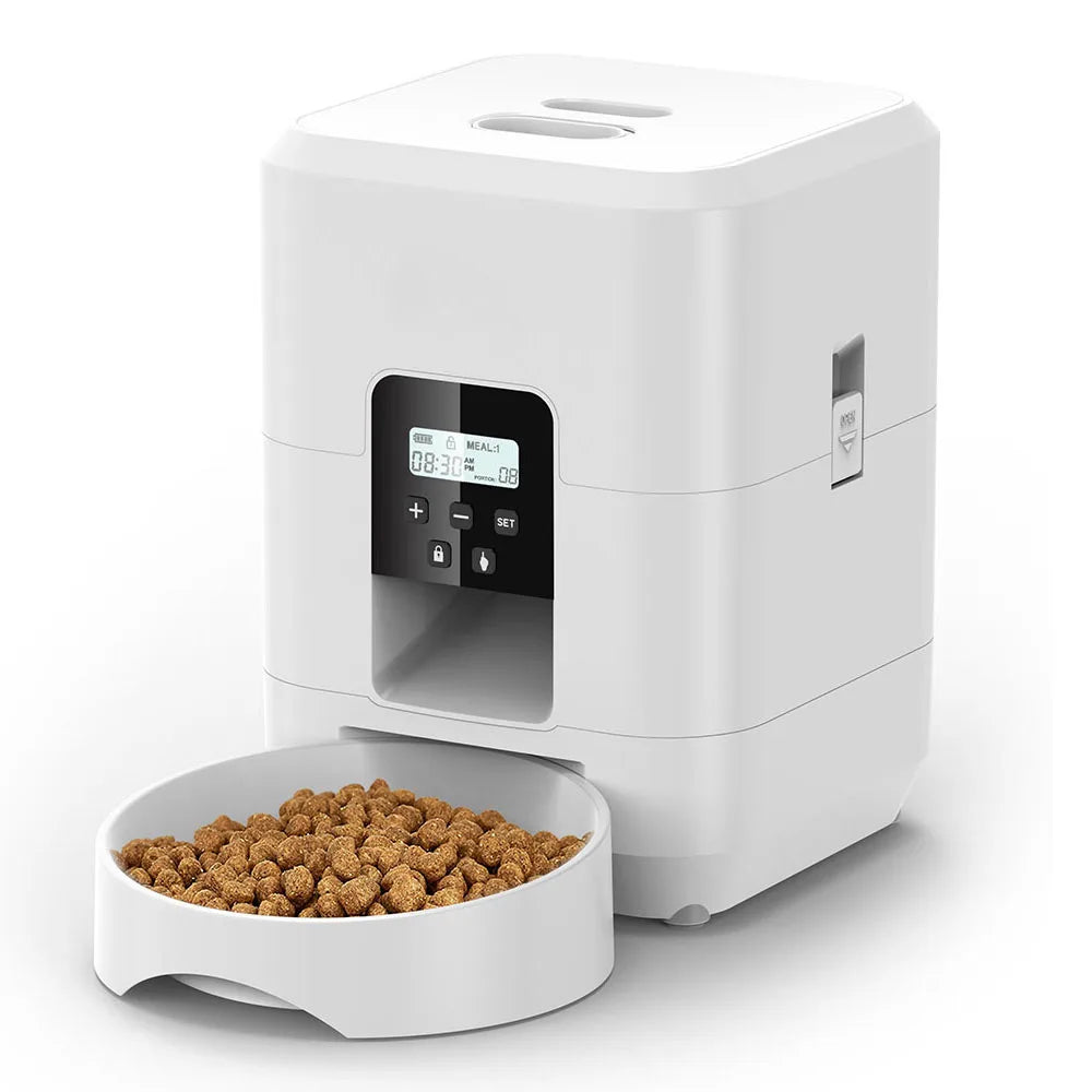 Automatic Cat Feeder with Timer – Smart Portion Control (Button or Wi-Fi Version)