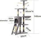 140 cm Multi-Level Cat Climbing Tower