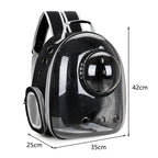 Portable Space Capsule Cat Backpack – Breathable Transparent Pet Carrier