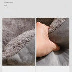 Plush Cat Bed with Raised Sides